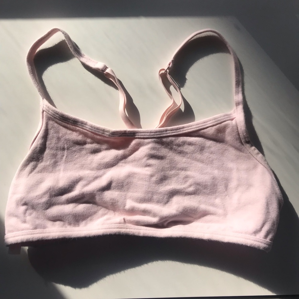 PINK by VS Light Pink Sports Bra - Size Small